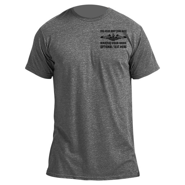 Custom: Sturgeon Class Attack Submarine - Unisex Poly-Rich Tee Thumbnail