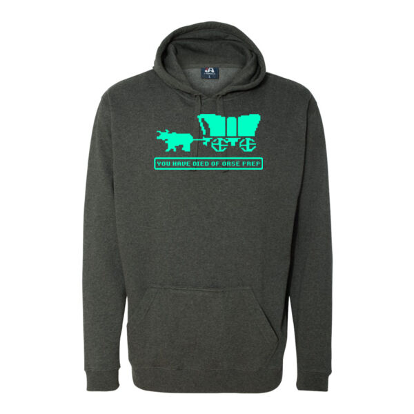 You Have Died of ORSE Prep  (GITD) - Tailgate Hoodie with Beverage Insulator & Bottle Opener Thumbnail