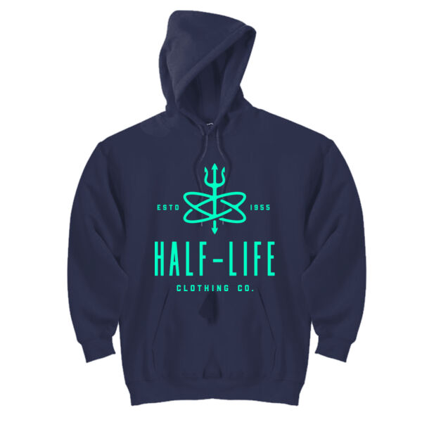 Half-Life Clothing Company (GITD) - DryBlend™ Pullover Unisex Hooded Sweatshirt Thumbnail