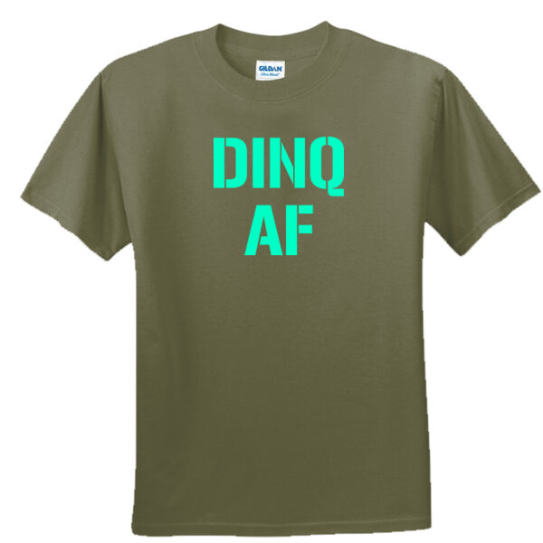 Dinq AF (GITD) - Unisex or Youth Ultra Cotton™ 100% Cotton T Shirt Thumbnail