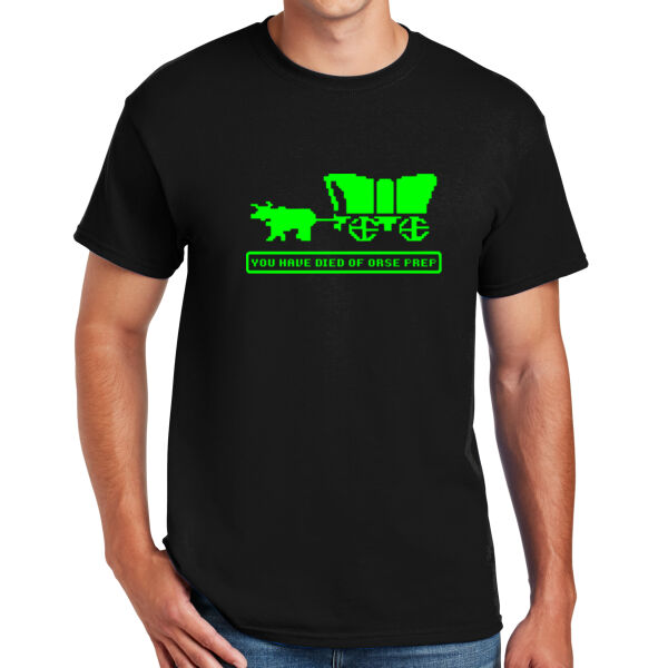 You Have Died of ORSE Prep (Lime) - DryBlend™ 50 Cotton/50 DryBlend™Poly T Shirt Thumbnail