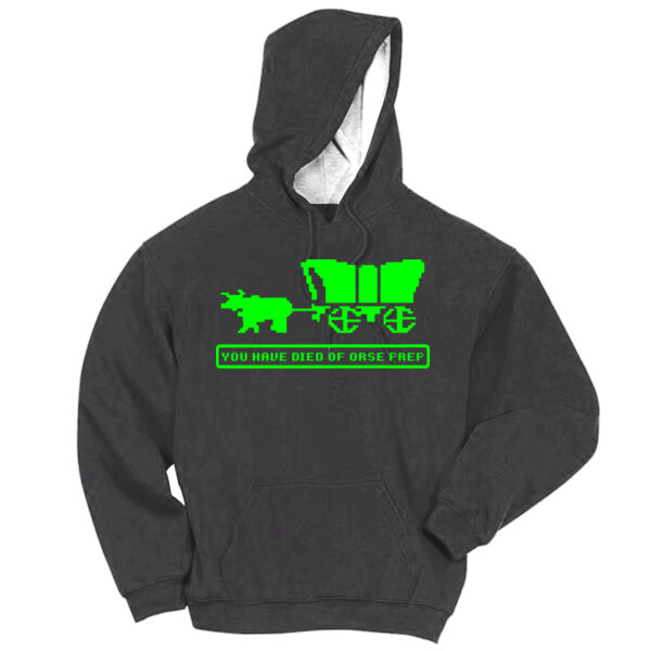 You Have Died of ORSE Prep (Lime) - Champion Reverse Weave® Pullover Hooded Sweatshirt Thumbnail