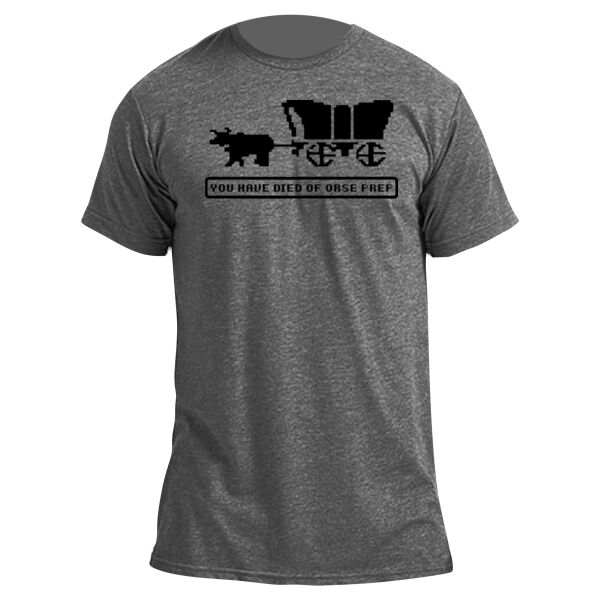 You Have Died of ORSE Prep  (Blackout) - Unisex Poly-Rich Tee Thumbnail