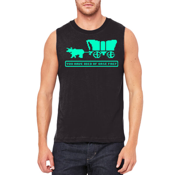 You Have Died of ORSE Prep  (GITD) - Unisex Jersey Muscle Tank Thumbnail