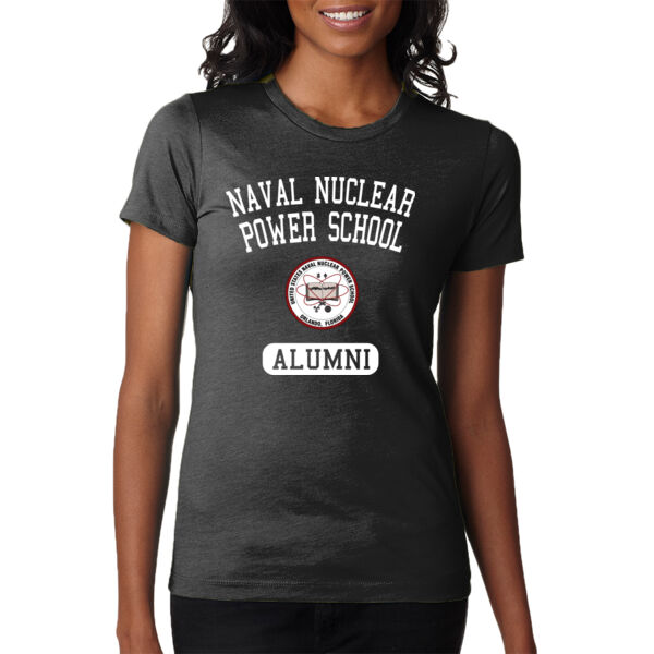 Naval Nuclear Power School Orlando Alumni (Vertical) - Ladies' CVC T-Shirt Thumbnail