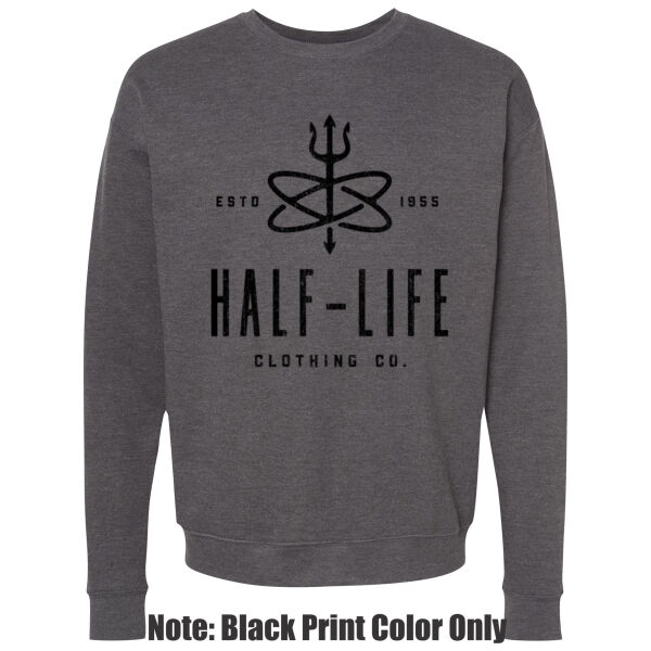 Half-Life Clothing Company - Adult Heavy Blend Heather Royal or Red 60/40 Fleece Crew (S) Thumbnail
