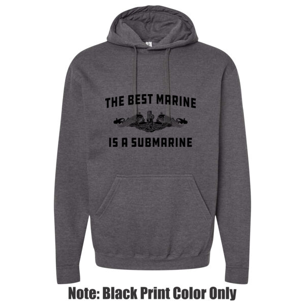 Blackout The Best Marine is a Submarine - Adult Heavy Blend™ 8 oz., 50/50 Hood (S) Thumbnail