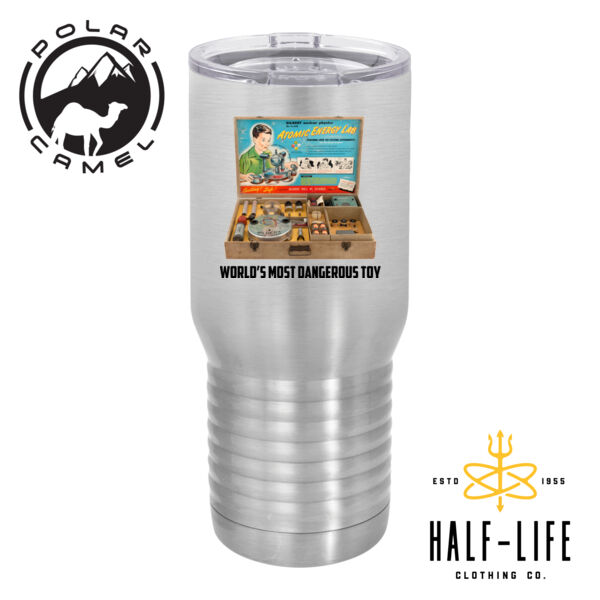 Atomic Energy Lab - World's Most Dangerous Toy - Polar Camel 20 oz. Tall Stainless Steel Vacuum Insulated Tumbler Thumbnail