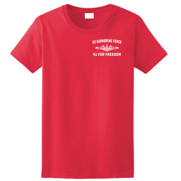 41 for Freedom Crest - Ladies Ultra Cotton™ 100% Cotton T Shirt Thumbnail