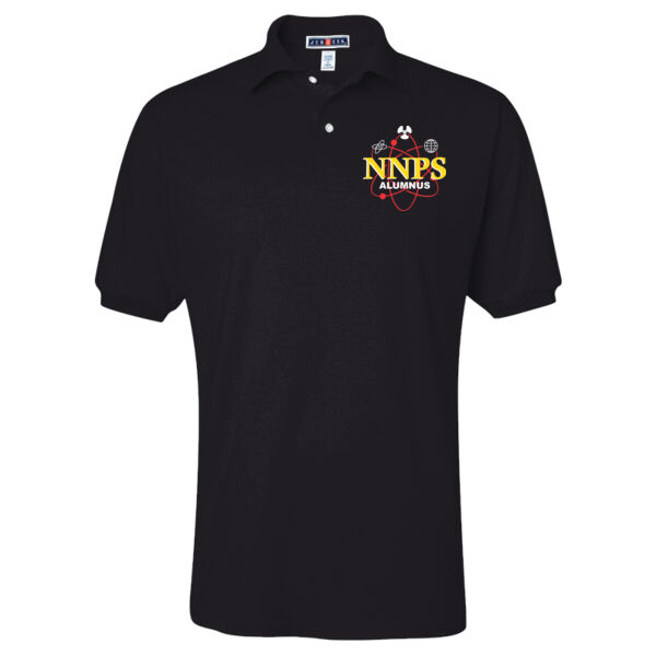 NNPS Alumnus Atomic Logo - SpotShield™ 50/50 Polo Thumbnail