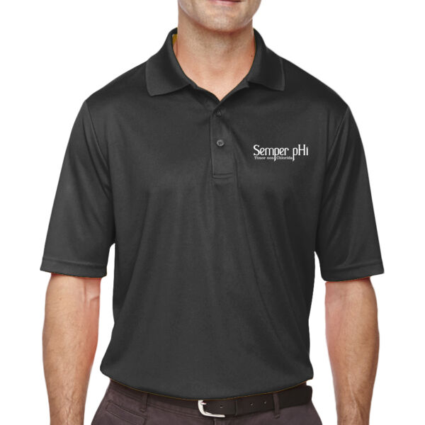 Semper pHi - Unisex Origin Performance Piqué Polo Thumbnail