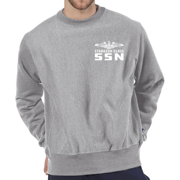 Sturgeon Class Attack Submarine - Champion Adult Reverse Weave® 12 oz. Crew Thumbnail