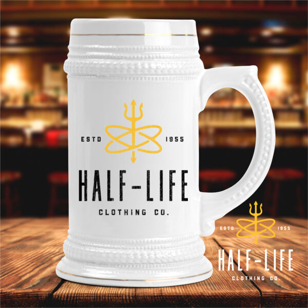 Half-Life Clothing Company - Ceramic Stein with Gold Trim (HLCC) Thumbnail