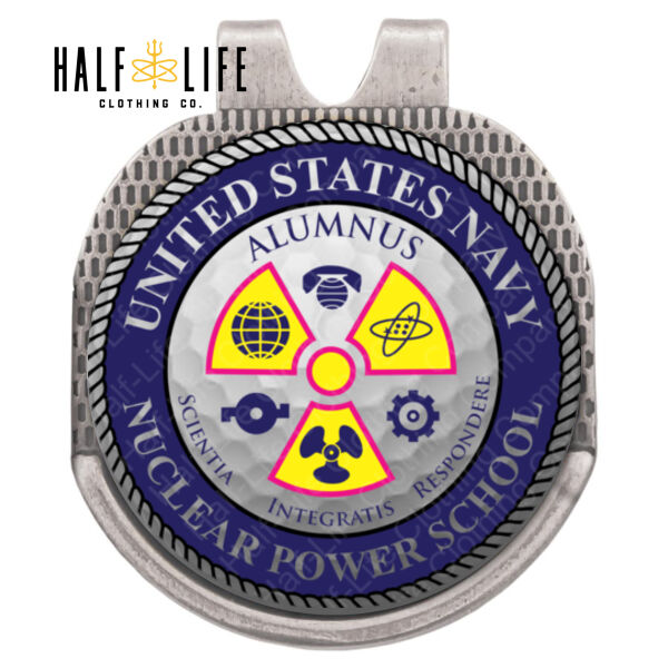 Naval Nuclear Power School Alumnus - Hat Clip Golf Ball Marker (HLCC) Thumbnail