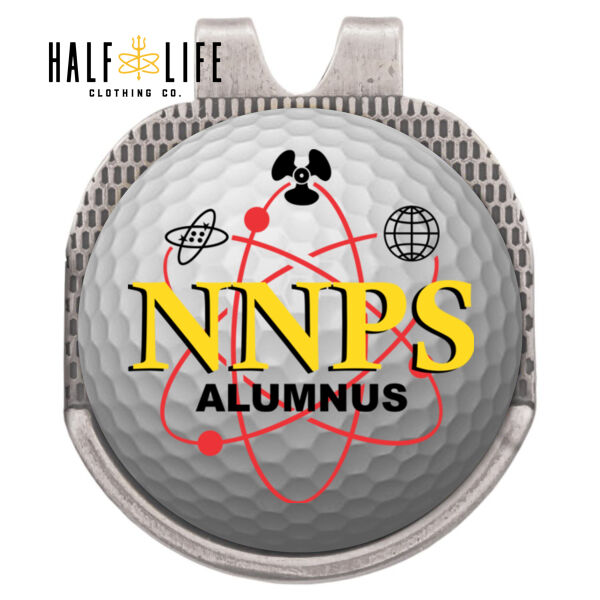 NNPS Atomic Alumnus - Hat Clip Golf Ball Marker (HLCC) Thumbnail