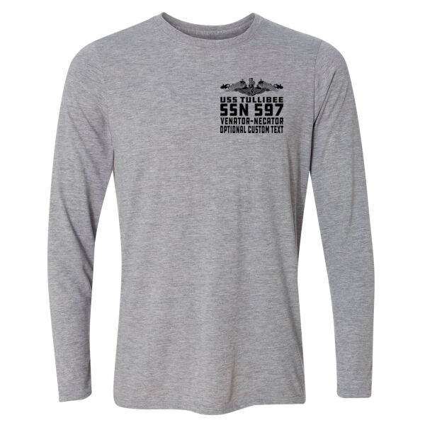 USS Tullibee (SSN-597) - Light Youth/Adult Ultra Performance Active Lifestyle T Shirt - Light Long Sleeve Ultra Performance Active Lifestyle T Shirt Thumbnail
