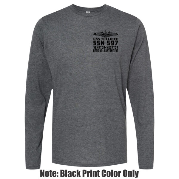 USS Tullibee (SSN-597) - Light Youth/Adult Ultra Performance Active Lifestyle T Shirt - Unisex Poly-Rich Long Sleeve Tee Thumbnail