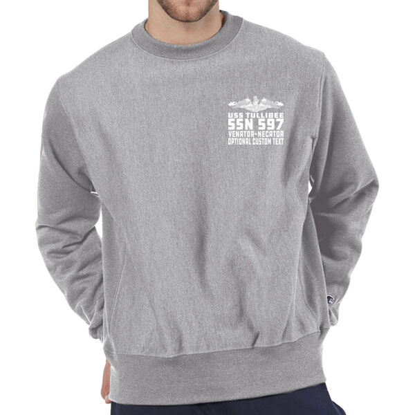 USS Tullibee (SSN-597) - Champion Adult Reverse Weave® 12 oz. Crew Thumbnail