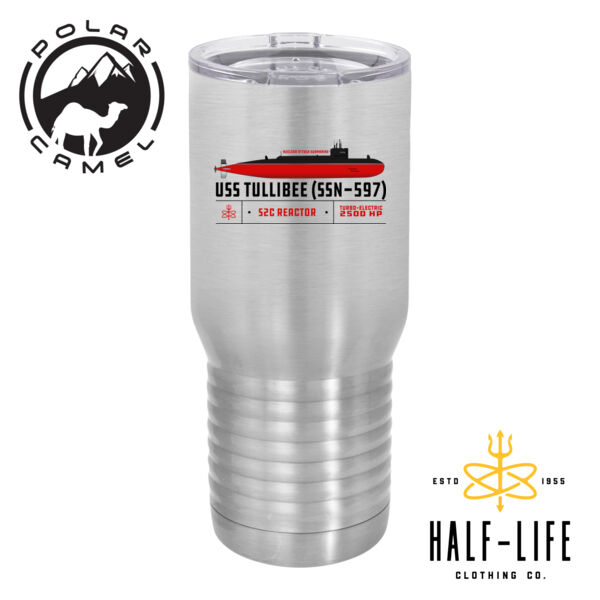 USS Tullibee (SSN-597) - Polar Camel 20 oz. Tall Stainless Steel Vacuum Insulated Tumbler Thumbnail