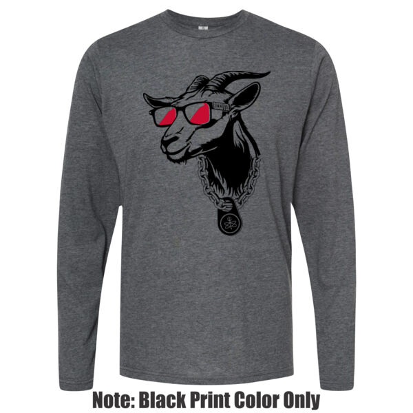 Rickover is the GOAT of Navy Nuclear Power - Unisex Poly-Rich Long Sleeve Tee Thumbnail