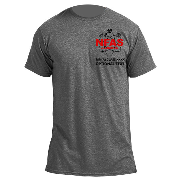NFAS Logo with Class Number - Unisex Poly-Rich Tee Thumbnail