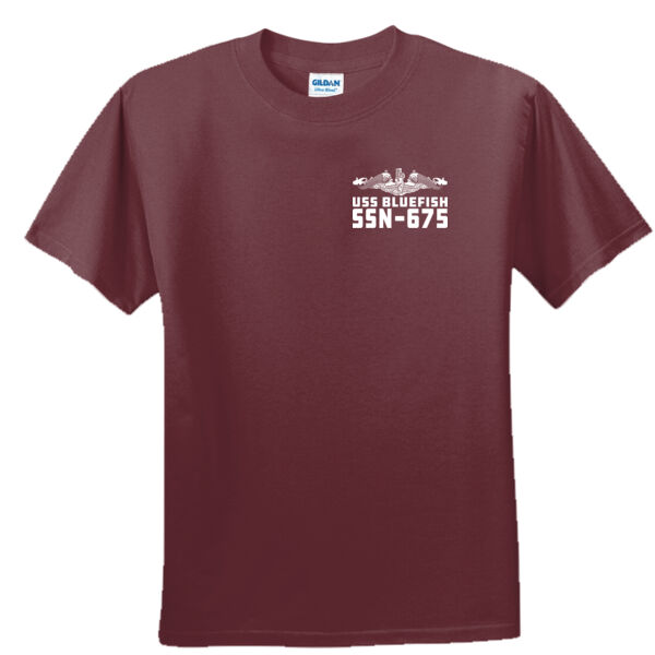 USS Bluefish (SSN-675) Sturgeon Class - Unisex or Youth Ultra Cotton™ 100% Cotton T Shirt Thumbnail