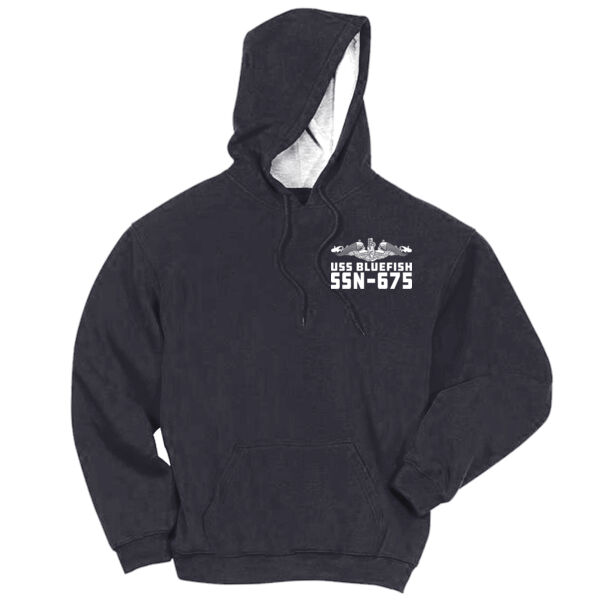 USS Bluefish (SSN-675) Sturgeon Class - Champion Reverse Weave® Pullover Hooded Sweatshirt Thumbnail