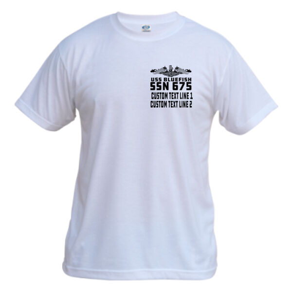Custom USS Bluefish (SSN-675) Sturgeon Class - Premium Vapor T-shirt Thumbnail