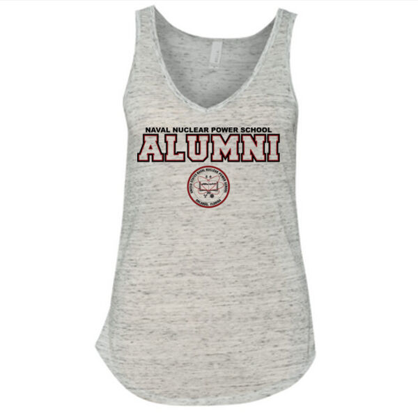 Naval Nuclear Power School Orlando Alumni (Horizontal) - Ladies' Flowy V-Neck Tank Thumbnail