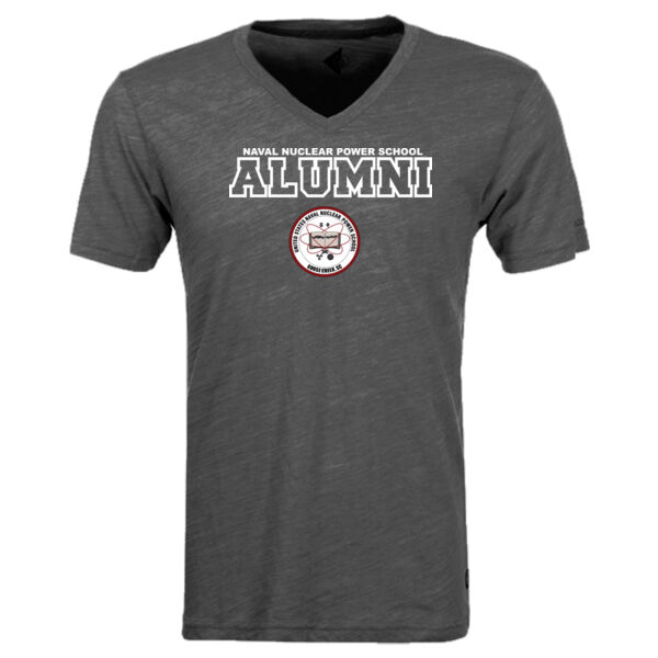 Navy Nuclear Power School Alumni H Goose Creek - Triblend V-Neck T-Shirt Thumbnail