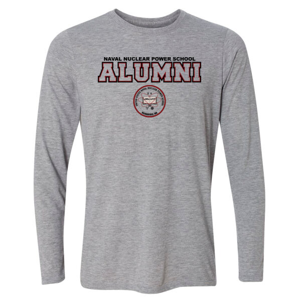 Naval Nuclear Power School Bainbridge Alumni (Horizontal)  - Light Long Sleeve Ultra Performance Active Lifestyle T Shirt Thumbnail