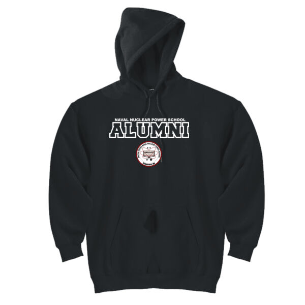 Naval Nuclear Power School Bainbridge Alumni (Horizontal)  - DryBlend™ Pullover Unisex Hooded Sweatshirt Thumbnail