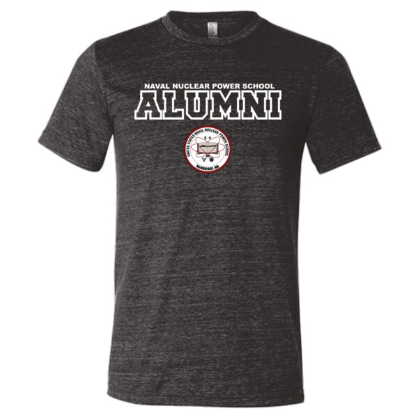 Naval Nuclear Power School Bainbridge Alumni (Horizontal)  - Triblend Short Sleeve T-Shirt Thumbnail