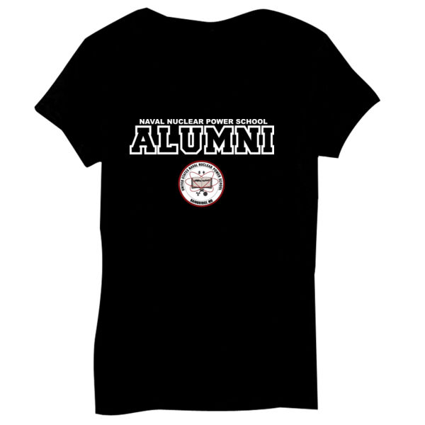 Naval Nuclear Power School Bainbridge Alumni (Horizontal)  - Bella Short-Sleeve V-Neck T-Shirt Thumbnail