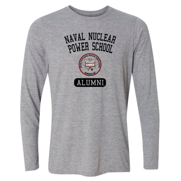Naval Nuclear Power School Bainbridge Alumni (Vertical)  - Light Long Sleeve Ultra Performance Active Lifestyle T Shirt Thumbnail