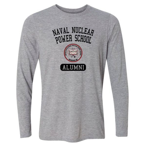 Naval Nuclear Power School Bainbridge Alumni (Vertical)  - Light Youth Long Sleeve Ultra Performance Active Lifestyle T Shirt Thumbnail