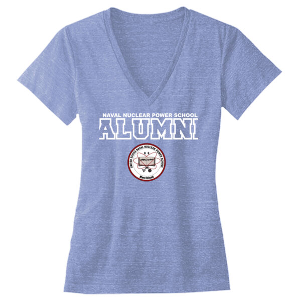 NNPS Alumni - Mare Island - Ladies' Triblend Deep V-Neck T-Shirt Thumbnail