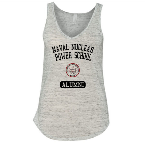 NNPS Alumni - Mare Island (Vertical) - Ladies' Flowy V-Neck Tank Thumbnail