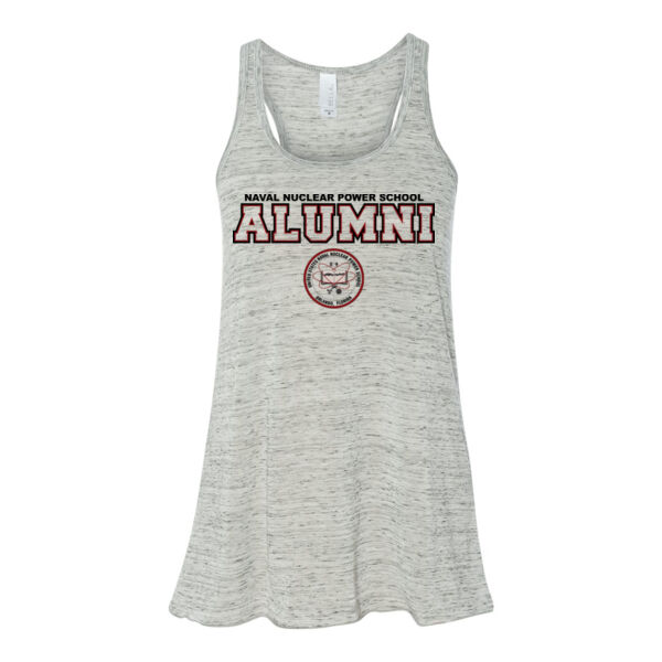 Naval Nuclear Power School Orlando Alumni (Horizontal) - Bella Ladies' Flowy Racerback Tank (S) Thumbnail