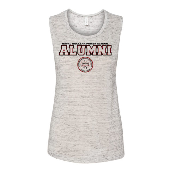 Naval Nuclear Power School Orlando Alumni (Horizontal) - Bella Flowy Scoop Muscle Tank (S) Thumbnail