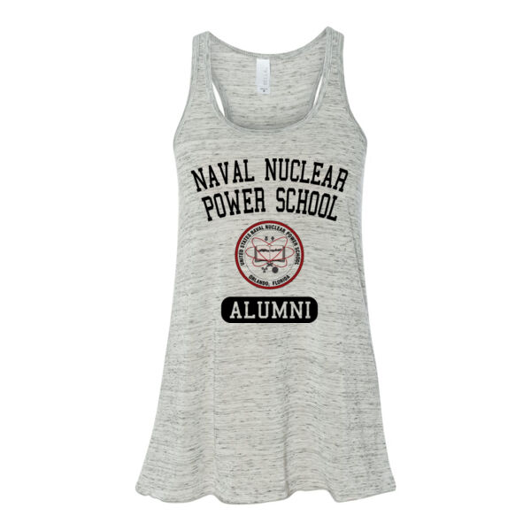 Naval Nuclear Power School Orlando Alumni (Vertical) - Bella Ladies' Flowy Racerback Tank (S) Thumbnail