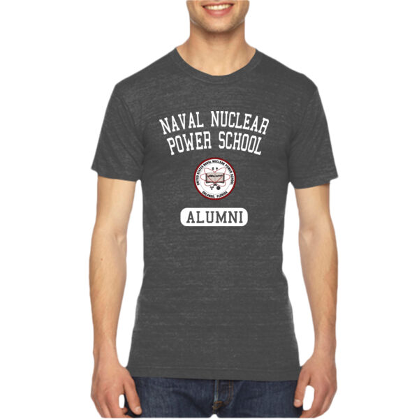 Naval Nuclear Power School Orlando Alumni (Vertical) - Unisex American Apparel Triblend T-Shirt Thumbnail