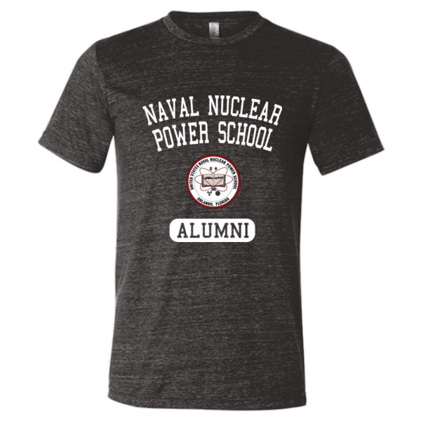 Naval Nuclear Power School Orlando Alumni (Vertical) - Triblend Short Sleeve T-Shirt Thumbnail