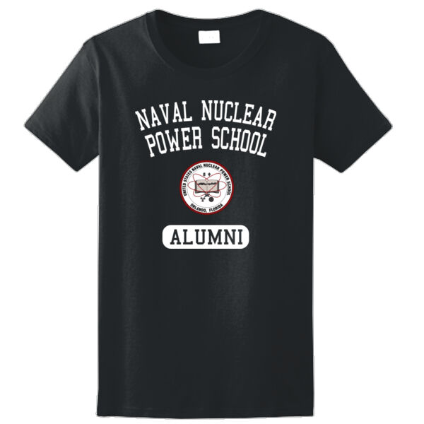 Naval Nuclear Power School Orlando Alumni (Vertical) - Ladies Ultra Cotton™ 100% Cotton T Shirt Thumbnail