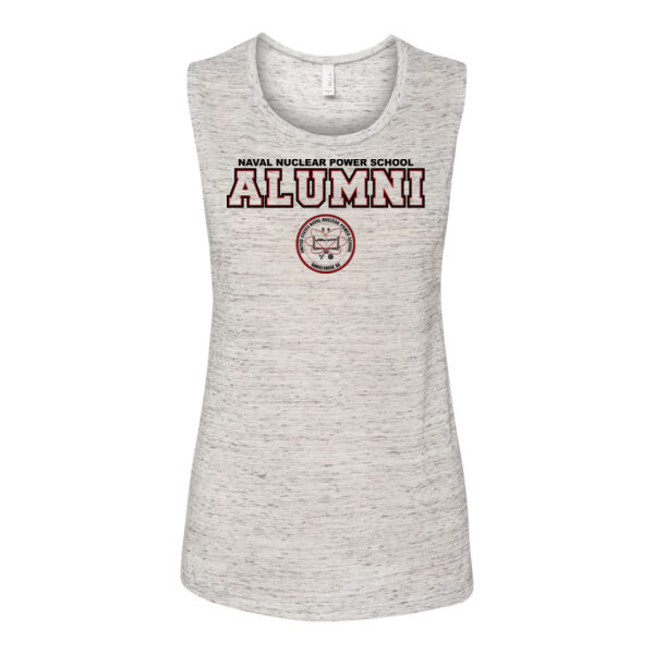 Naval Nuclear Power School Goose Creek, SC Alumni (Horizontal) - Bella Flowy Scoop Muscle Tank (S) Thumbnail