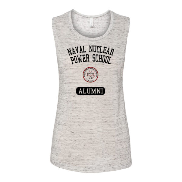 NNPS Alumni - Mare Island (Vertical) - Bella Flowy Scoop Muscle Tank (S) Thumbnail