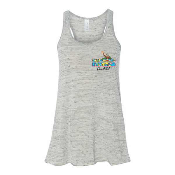 NNPS Alumnus with Poseiden & Class Number - Bella Ladies' Flowy Racerback Tank (S) Thumbnail
