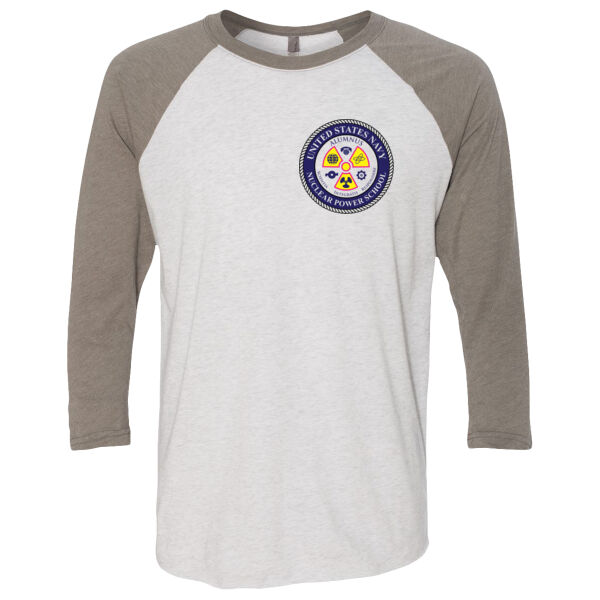 NNPS Alumnus - (S) Unisex Tri-Blend Three-Quarter Sleeve Baseball Raglan Tee Thumbnail