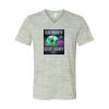 White Marble Unisex Jersey Short-Sleeve V-Neck T-Shirt Thumbnail